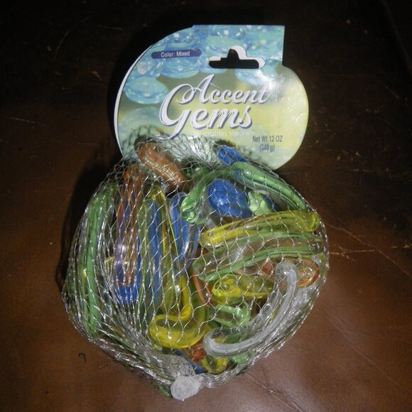 Glass Gems Dome Vase Filler Decorative Beads Marble Pebbles Stones Craft Décor - Picture 1 of 1